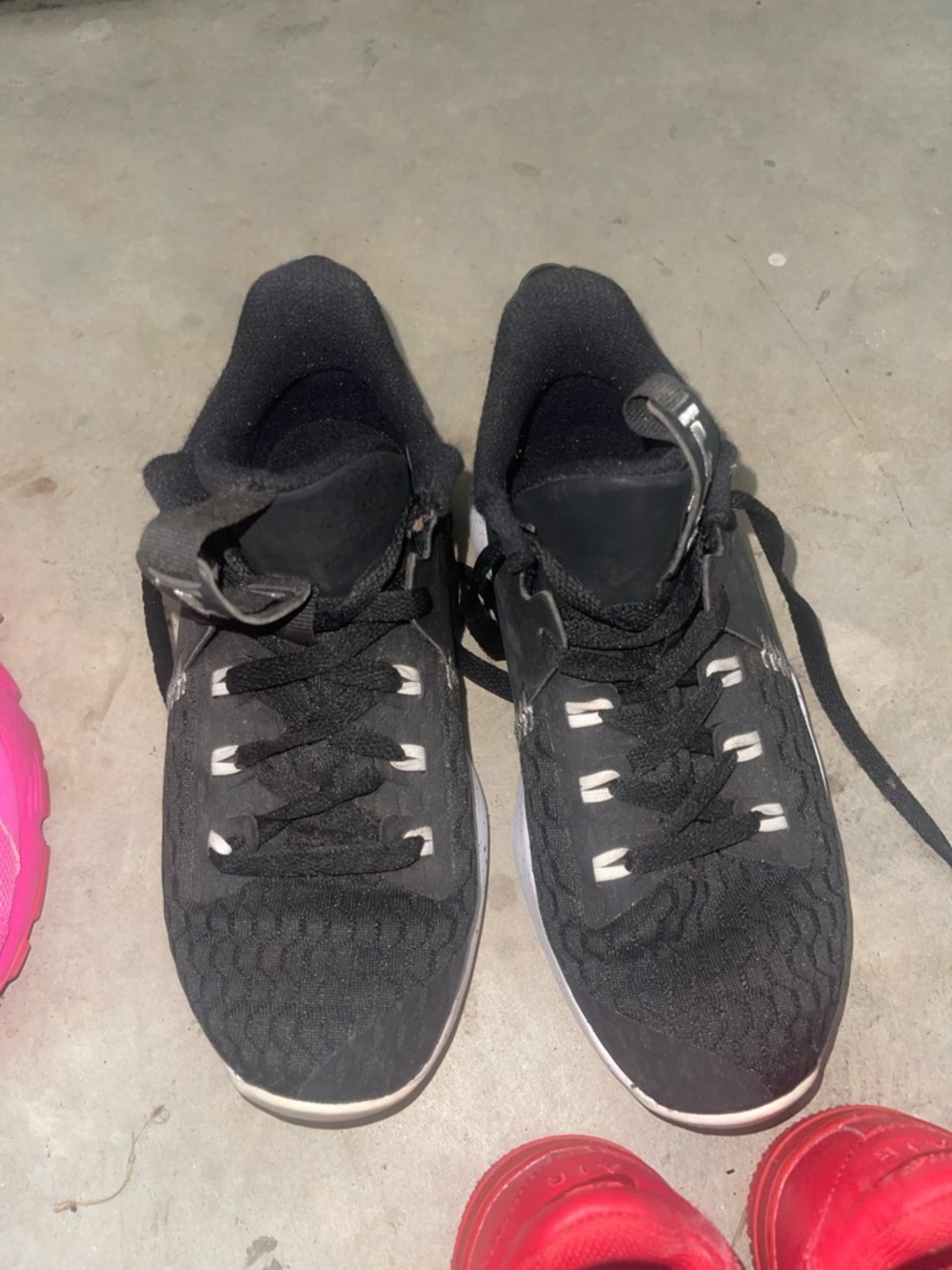 Nike Black and White Youth Sneakers